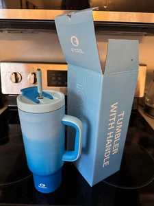 40 Unzen Becher mit Griff und Strohhalm, 100 % Auslaufsicher Isoliert Becher mit Li... - Bild 1 von 4