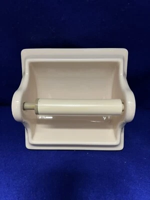 全新 American Olean #953 陶瓷瓷砖厕所卷纸架 棕褐色 #16 — 第 1/4 张图片