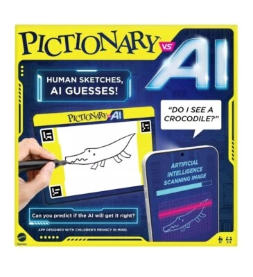 NEW! Pictionary Vs. AI Family Game for Kids & Adults Up To Four Players Ages 8+  - Image 1 of 4