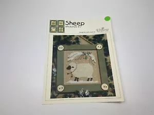 The Victoria Sampler Sheep Bitty Buttons #3 Counted Cross Stitch Pattern 1R - Picture 1 of 3