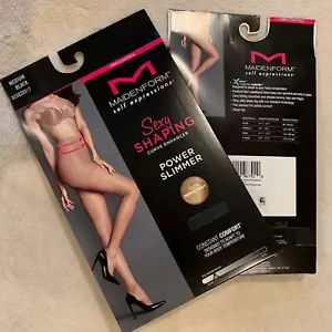 Pantimedias adelgazantes negras para mujer Maidenform talla M TINI {&} - Imagen 1 de 5