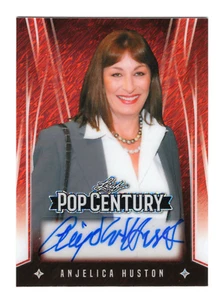 2025 Leaf Pop Century Shimmer Red Anjelica Huston Signed Auto Autograph SP /2 - Picture 1 of 2