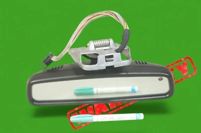 Espejo retrovisor interior negro Mercedes R230 SL500 SL55 AMG 2003-2006 fabricante de equipos originales Foto 1 de 4