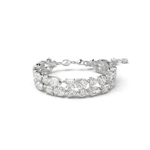 Swarovski Mesmera Bracelet Mixed Cuts, White, Rhodium Plated 5669927 - Picture 1 of 5