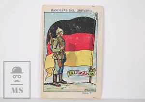 1920's Trading Card - Flag & Soldier. 7, Germany - Spanish Coffee Adv. - Picture 1 of 2