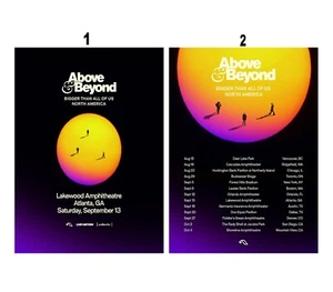 Custom Above & Beyond Announce 2025 North American Tour Poster, HOT - Picture 1 of 6