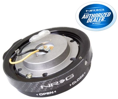 NRG Steering Wheel Quick Release Thin Version Carbon Fiber SRK-400CF - Image 1 of 4