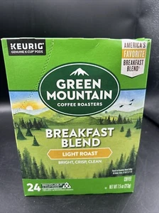 Green Mountain Coffee Roasters Breakfast Blend K-Cup Pods 24 Count EXP Oct 2025 - Picture 1 of 2