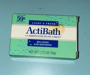 1 Neu ~ JERGENS ACTIBATH ~ Kohlensäurehaltige Badetabletten 1,75 Oz Hergestellt in Japan - Bild 1 von 3