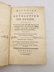 Geschichte der letzten Revolution von Schweden. 1783 - Bild 1 von 9
