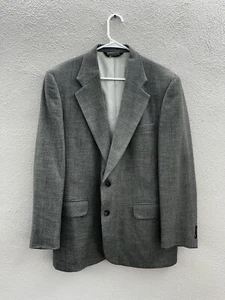 Blazer uomo collezione Executive taglia 40R grigio misto lana seta cappotto sportivo - Foto 1 di 11