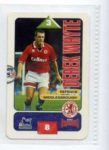 (Jg7397) SUBBUTEO SQUADS,FOOTBALL,MIDDLESBROUGH,DEREK WHYTE,1995-96 