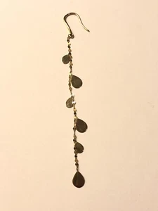 Lana SINGLE linear Disc Rarring 14k Gold - Picture 1 of 2