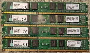 4x 4GB (16GB) Kingston KVR16N11S8/4 LP DDR3-PC1600 PC3-12800 SDRAM Memory - Bild 1 von 1