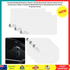 Oreutkd Windshield Dashcam Stickers, Sturdy Electrostatic Stickers Easily Pre... - Picture 1 of 8