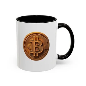 Bitcoin, crypto, argent, tasse à café, tasses colorées (11 oz, 15 oz) - Photo 1/93