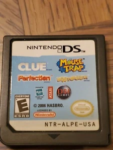 Clue Mouse Trap Perfection Aggravation Nintendo DS CART ONLY Tested - Picture 1 of 8