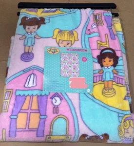 POLLY POCKET Plush Throw Blanket 50x70 NEW - Picture 1 of 1