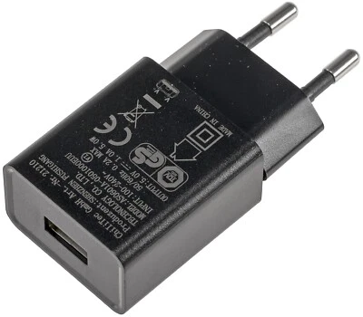 Universal USB Power Adapter Netzteil Ladegerät Netzstecker 5V 1 Ampere 5 Watt - Bild 1 von 3