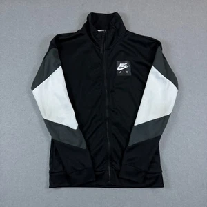 Nike Sportswear Air Max Full-Zip Track Jacket Black/White Mens Size S AJ5321-010 - Picture 1 of 10