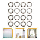  100 Pcs Curtain Buttonhole Brass Pole Eyelet Rings Grommets Window