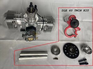 Modèle RC avion moteur à gaz démarreur électrique pour DLE 60 TWIN cylindre - KIT