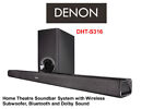 DENON DHT-S316 Sound Bar+Wireless Subwoofer+Bluetooth+HDMI ARC