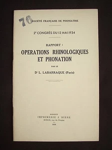 Opérations rhinologiques et phonation - Imagen 1 de 1