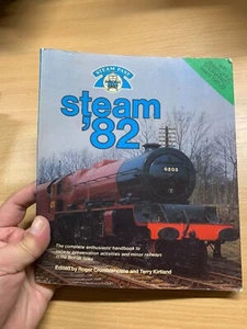 1982 1ST EDITION "STEAM '82" RAILWAY TRAINS ILLUSTRATED PAPERBACK BOOK (P4) - Picture 1 of 17