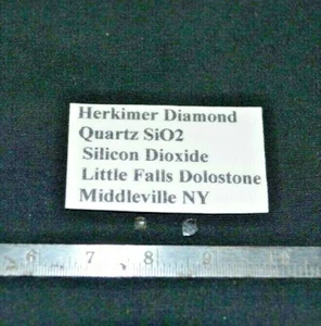 C-53) 2 Rare Pseudo Cubic Perfect,Sparkiling"Herkimer Diamond(s)"  Crystal(s) - Picture 1 of 6