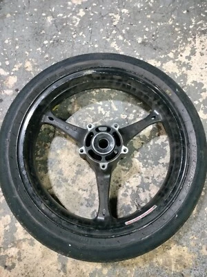 2005-2008 SUZUKI GSXR 1000 2006-2007 GSXR 600/750 OEM FRONT WHEEL STRAIGHT! - Image 1 of 4