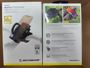 Lot Of 10 Scosche Bike Mount For Mobile Devices Universal 360-Rotates-Black - Picture 1 of 5