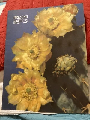 ARIZONA HIGHWAYS MARCH 1948 EXC. COND; CACTUS ROPERS HORSE AUCTION/FREE PH - Image 1 of 4
