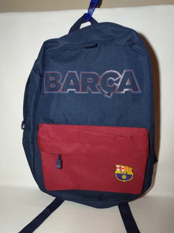 FCB Official Licensed Barcelona Barca Embroidered Backpack Adjustable Bag Cover