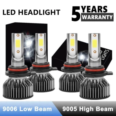 Faros LED bombillas 7000K para Chevy Silverado 1500 2500HD 3500 1999-2006 Foto 1 de 4