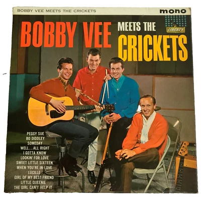 Bobby Vee meets the Crickets Vinyl LP Album Mono 1962 Peggy Sue - Image 1 of 4