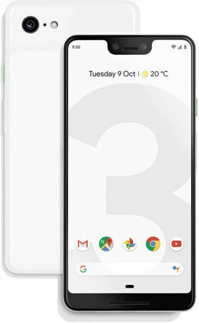 Google Pixel 3 - 128 GB - Clearly White (Unlocked)