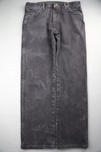 Men's Wrangler 13MWZ Straight Leg Black Size 34x30 - Picture 1 of 6