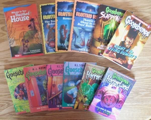 EUC Lot of 12 SCARY "Goosebumps*Graveyard" Children's Books (Titles Below) - Picture 1 of 4