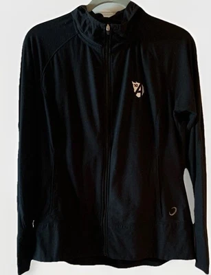 Chaqueta Camisa Mujer Zero Restriction Negra Cremallera Completa Con Capucha Golf Performance MED Foto 1 de 4