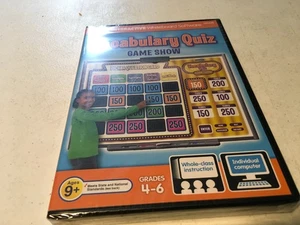 Vocabulary Quiz Game Show Lakeshore Grade 4-6 PC/MAC Brand New - Picture 1 of 3