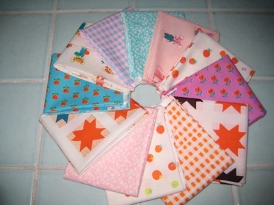 12 cuartos de grasa Country Mouse Heather Ross Windham tela acolchada nueva Foto 1 de 4