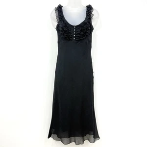 Vestido de seda Laundry By Shelli Segal para mujer 4 de colección Y2K Whimsigoth Fairy Grunge - Imagen 1 de 11