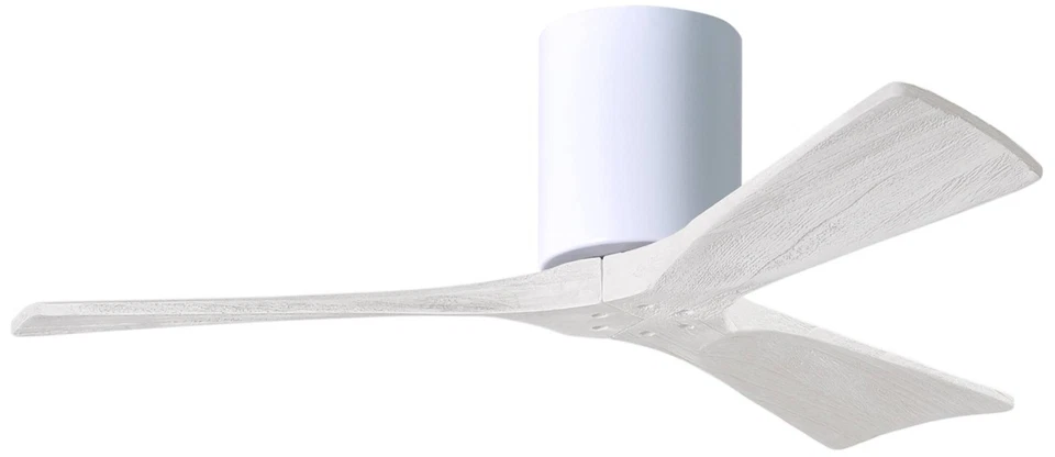 Ventilador Matthews de 42" Irene-3H Blanco Brillante Hugger Ventilador de Techo con Control Remoto Foto 1 de 1