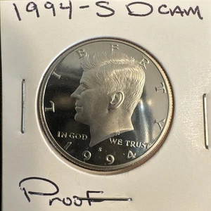 1974 S GEM PROOF DCAM KENNEDY HALF DOLLAR - CN-CLAD - Picture 1 of 3