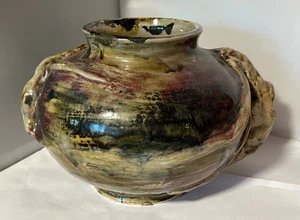 Große schwere Keramik Vase signiert N Peng chinesisch 1991 - Bild 1 von 18