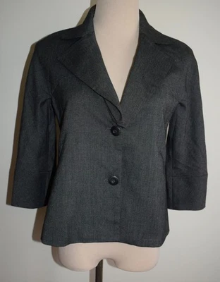 New Womens Ellen Tracy Jacket XS 3/4 Sleeve Button Lined Blazer - Изображение 1 из 3