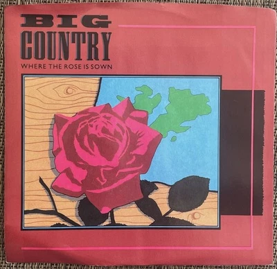 Big Country - Where The Rose Is Sown / Prairie Rose - Mercury 889 412-7 - M PS - Image 1 of 4