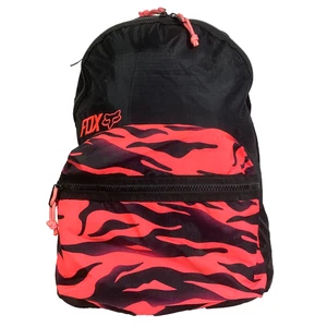 Fox Racing Black & Pink Camo Backpack - Y2K Old School Bag - Style #14943 - Picture 1 of 13