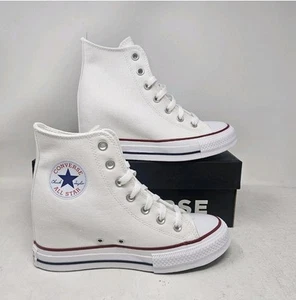 Zapatos de plataforma con cuña Converse Chuck Taylor All Star para mujer / A11908C / talla 6 - Imagen 1 de 10